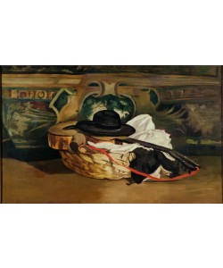 Edouard Manet, Still Life: Guitar and Sombrero, 1862 (oil on canvas)