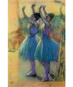 Edgar Degas, Two Blue Dancers (pastel on paper)