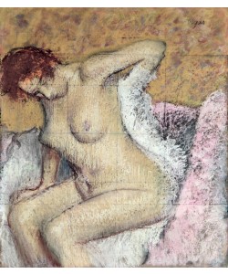 Edgar Degas, After the Bath (pastel & gouache on paper)