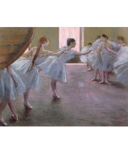 Edgar Degas, Dancers at Rehearsal, , 1875-1877 (pastel on cardboard)