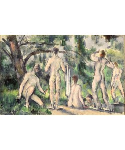 Paul Cézanne, Study of Bathers, c.1895-98 (oil on canvas)