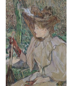 Henri de Toulouse-Lautrec, Woman with Gloves, 1891 (oil on cardboard)