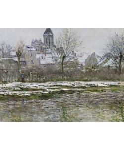 Claude Monet, The Church at Vetheuil under Snow, 1878-79 (oil on canvas)