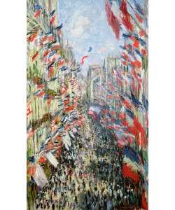 Claude Monet, The Rue Montorgueil, Paris, Celebration of June 30, 1878 (oil on canvas)