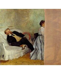 Edgar Degas, Monsieur and Madame Edouard Manet, 1868-69 (oil on canvas)