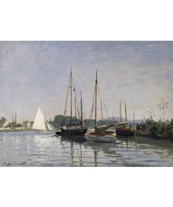 Claude Monet, Pleasure Boats, Argenteuil, c.1872-3 (oil on canvas)