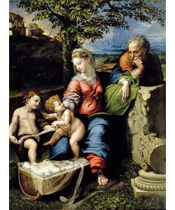 Raphael, The Holy Family of the Oak Tree, c.1518 (oil on panel)