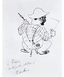 Henri de Toulouse-Lautrec, Self Portrait, 1896 (crayon)