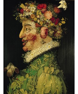 Giuseppe Arcimboldo, Spring, (oil on canvas)