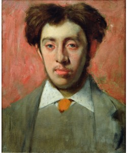 Edgar Degas, Portrait of Albert Melida (oil on canvas)