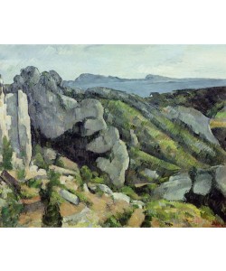 Paul Cézanne, Rocks at L'Estaque, 1879-82 (oil on canvas)