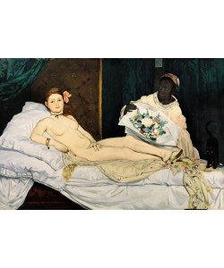 Edouard Manet, Olympia, 1863 (oil on canvas)