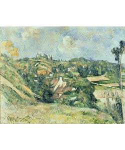 Paul Cézanne, Houses in Valhermeil seen in the direction of Auvers-sur-Oise, 1882 (oil on canvas)
