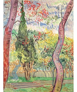 Vincent van Gogh, The Garden of St. Paul's Hospital, St. Remy, October 1889 (oil on canvas)