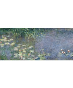 Claude Monet, Waterlilies: Morning, 1914-18 (left section)