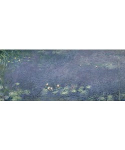 Claude Monet, Waterlilies: Morning, 1914-18 (centre left section)