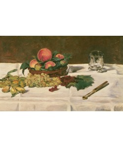 Edouard Manet, Still Life: Fruit on a Table, 1864 (oil on canvas)