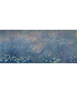 Claude Monet, Waterlilies: Two Weeping Willows, centre left section, c.1915-26 (oil on canvas) (see also 75700, 75702-03)