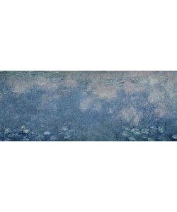 Claude Monet, Waterlilies: Two Weeping Willows, centre right section, c.1915-26 (oil on canvas) (see also 75700-01, 75703)