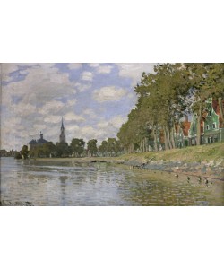 Claude Monet, Zaandam (Holland) 1871 (oil on canvas)