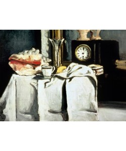 Paul Cézanne, The Black Marble Clock, c.1870 (oil on canvas)