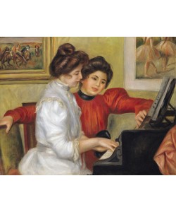 Pierre-Auguste Renoir, Yvonne and Christine Lerolle at the piano, 1897 (oil on canvas)