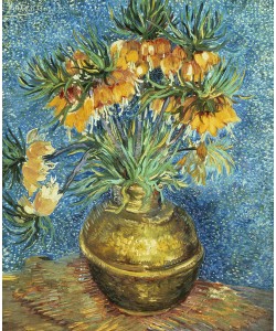 Vincent van Gogh, Crown Imperial Fritillaries in a Copper Vase, 1886 (oil on canvas)