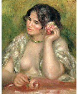 Pierre-Auguste Renoir, Gabrielle with a Rose, 1911 (oil on canvas)