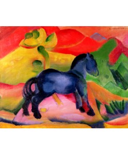 Franz Marc, Little Blue Horse, 1912 (oil on canvas)