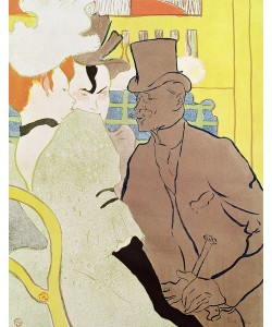 Henri de Toulouse-Lautrec, The Englishman at the Moulin Rouge, 1892 (colour litho)