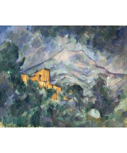 Paul Cézanne, Montagne Sainte-Victoire and the Black Chateau, 1904-06 (oil on canvas)