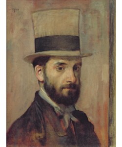 Edgar Degas, Portrait of Leon Bonnat (1833-1922) c.1863 (oil on canvas)
