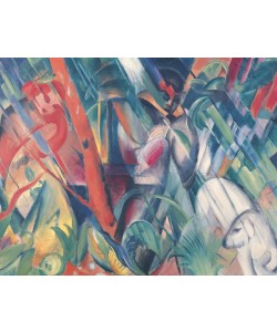 Franz Marc, In the Rain, 1912 (oil on canvas)