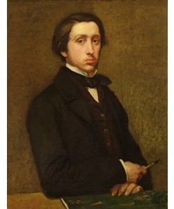 Edgar Degas, Self portrait, 1855 (oil on canvas)