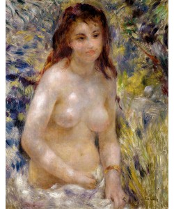 Pierre-Auguste Renoir, Study. Torso, effect of sunlight, c.1875-76 (oil on canvas)