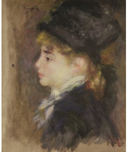 Pierre-Auguste Renoir, Portrait of a woman, possibly Margot, c.1876-78 (oil on canvas)