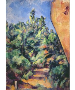 Paul Cézanne, Red rock, c.1895 (oil on canvas) (also see 287557)