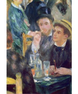 Pierre-Auguste Renoir, Ball at the Moulin de la Galette, detail of two seated men, 1876 (oil on canvas)