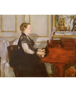 Edouard Manet, Madame Manet at the Piano, 1868 (oil on canvas)