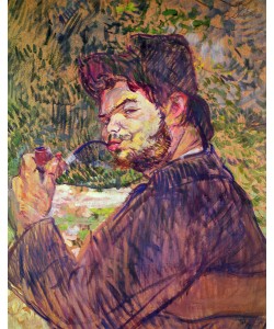 Henri de Toulouse-Lautrec, Portrait of Cipa Godebski, 1896 (oil on cardboard)
