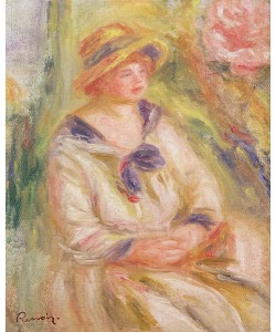 Pierre-Auguste Renoir, Portrait of a Woman, c.1910 (oil on canvas)
