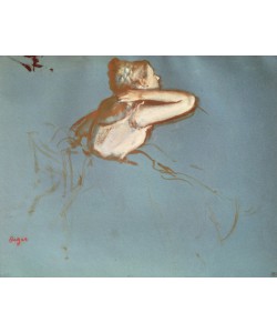 Edgar Degas, View of a Dancer's Profile, c.1899 (gouache and watercolour on paper)