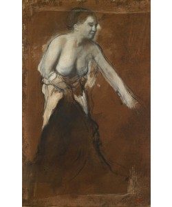 Edgar Degas, Woman washing herself, c.1866-68 (oil on cardboard)