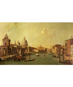 Canaletto, The Church of La Salute and the Grand Canal (oil on canvas)