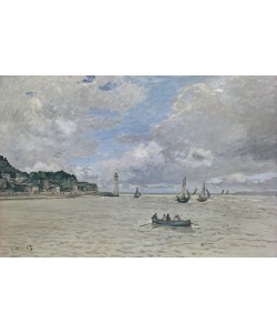 Claude Monet, The Lighthouse of the Hospice (Honfleur), 1864 (oil on canvas)