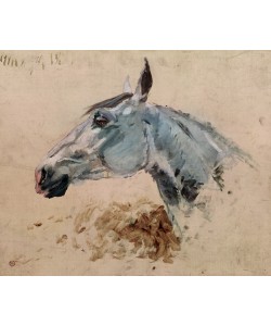 Henri de Toulouse-Lautrec, White Horse 'Gazelle', 1881 (oil on canvas)