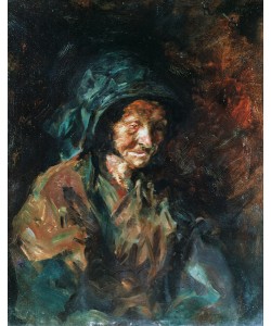 Henri de Toulouse-Lautrec, The Old Woman known as the 'crayfish' from the Le Bosc Region, 1882 (oil on canvas)