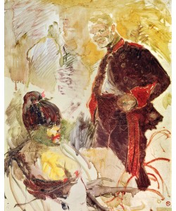 Henri de Toulouse-Lautrec, Artilleryman and girl, 1886