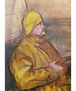 Henri de Toulouse-Lautrec, Monsieur Maurice Joyant, 1900 (detail of the head)