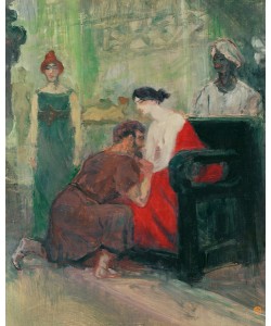 Henri de Toulouse-Lautrec, Messalina, 1900 (oil on canvas)